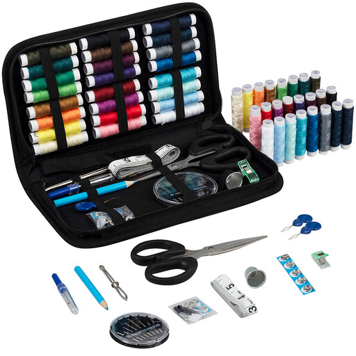 Trimits Essentials Sewing Kit in a rectangular case