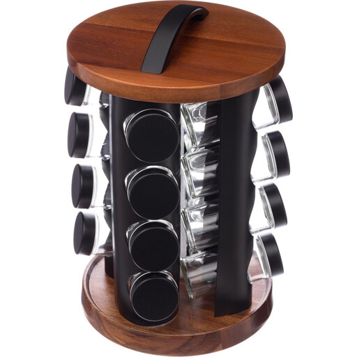 5five Spice Carousel with 16 Glass Jars