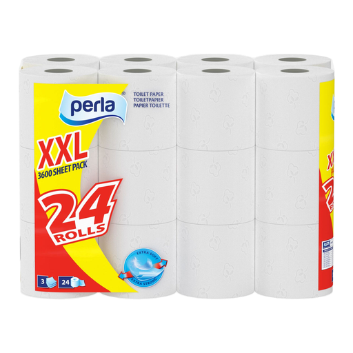 Perla 3-Ply Toilet Paper, 24 Rolls