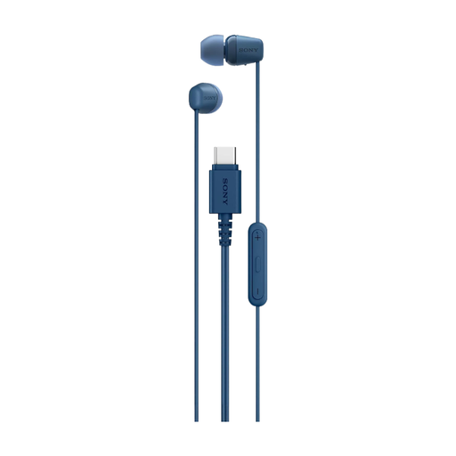 Sony IER-EX15C USB-C Wired Earbuds Blue