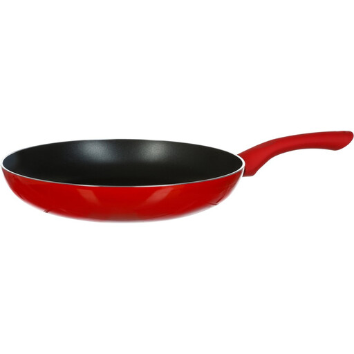 5five Aluminium Induction Frying Pan - 26 cm, Red/Black