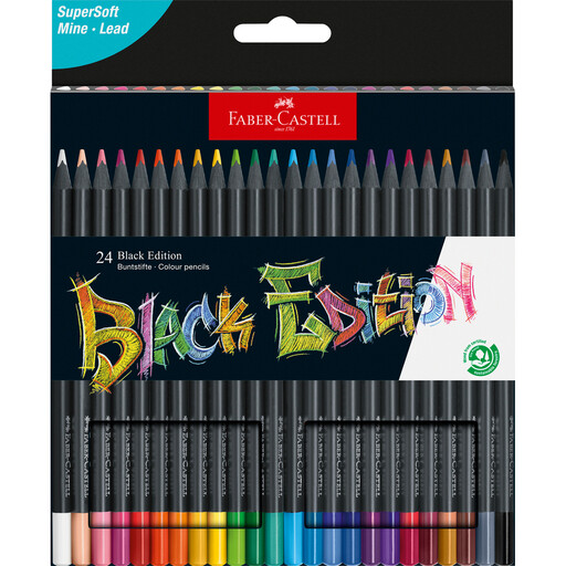 Faber-Castell Colour Pencils Black Edition 24x