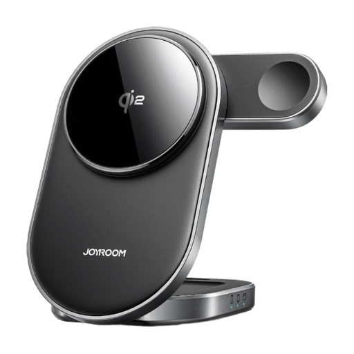 JOYROOM JR-W17 Qi 3-in-1 Wireless Inductive Charger - Black