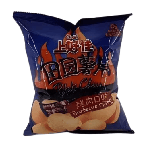 Oishi Barbecue Flavour Potato Chips 50g