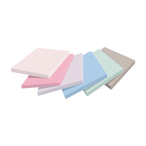 Post-It Super Sticky Soulful Colours 76x76mm, Pack of 6