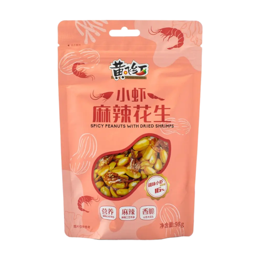 Huang Fei Hong spicy peanut with dried shrimps 98g