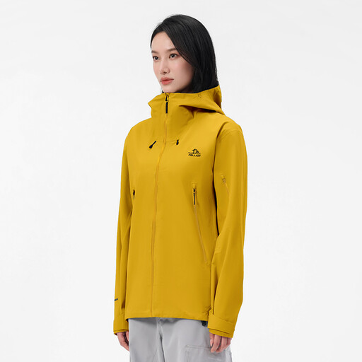PELLIOT Outdoor jacket Yellow L Unisex Camping Travel Waterproof Durable