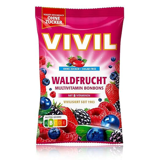 Vivil Forest Fruit Multivitamin Sugar-Free Candies 120g