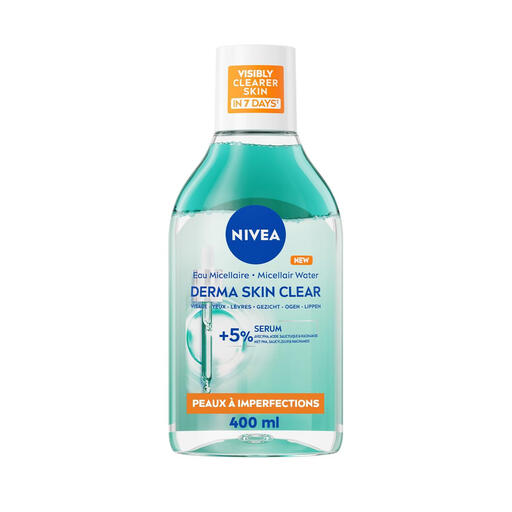 Nivea Derma Skin Clear Micellar Water for Face with Serum 400ml