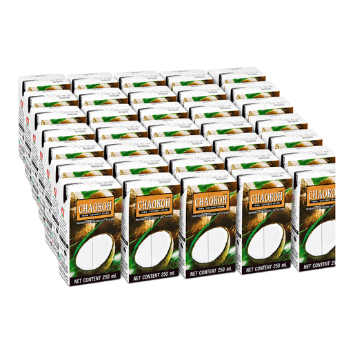 CHAOKOH coconut milk, case of 36 × 250 ml