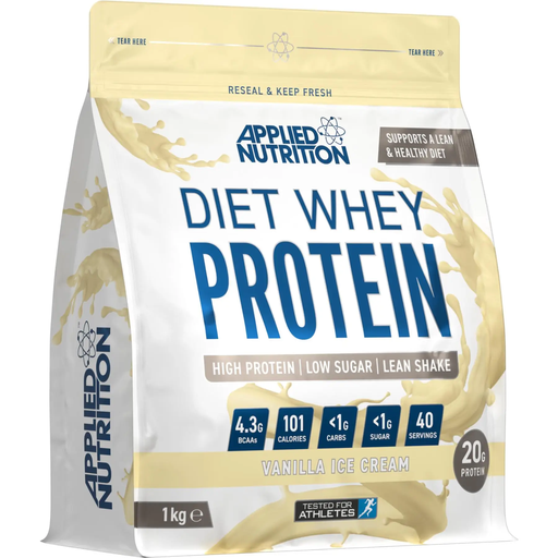 Applied Nutrition Diet Whey Protein Weight Management Vanilla Protein Nutrition Cream Flavour - 1kg