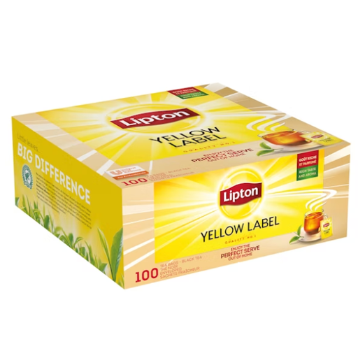 Lipton Yellow Label Black Tea 100bags 150g
