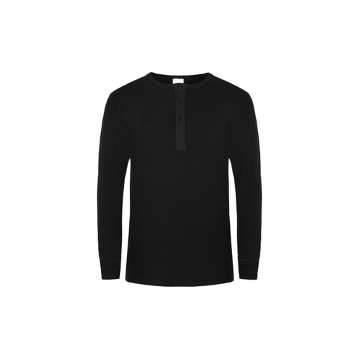 Rester?ds Grandpa-Style Knitted Sweater Black