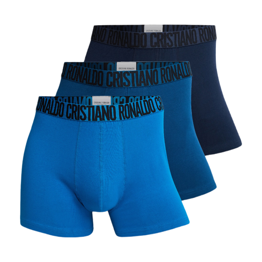 CR7 3 Pack Trunks Blue/Dark Blue/Navy XL