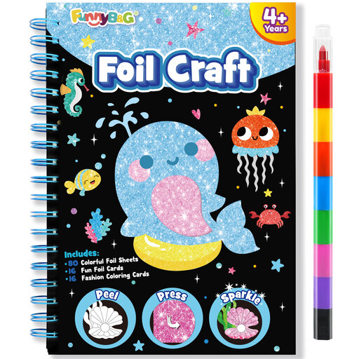 Kit d'Art Papier Métallisé - Série Océan