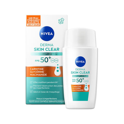 Nivea Derma Skin Clear Hydrating Fluid SPF50+ 40ml