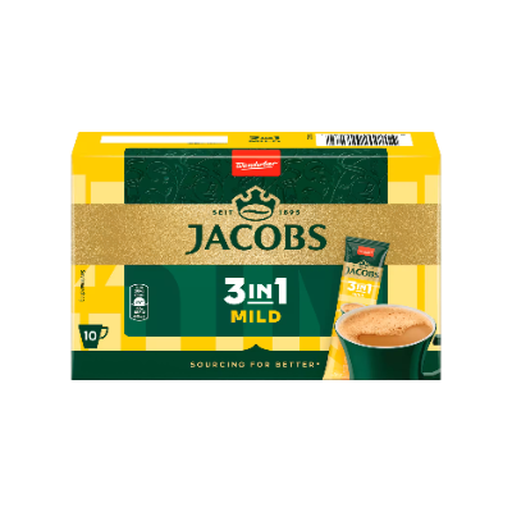 Jacobs 3in1 Mild Soluble Coffee Sticks 111 g