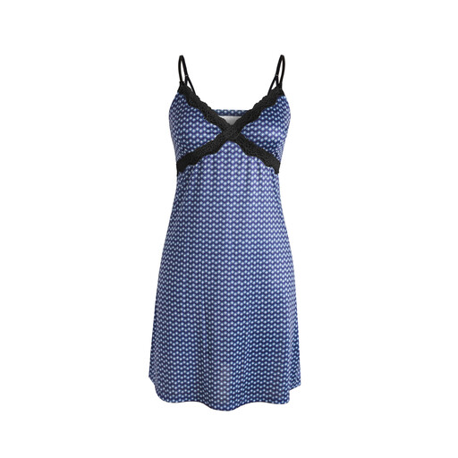 IZURIA Nachtkleid mit V-Ausschnitt und Spitze