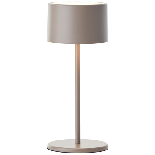 Brilliant Led Table Lamp, Rechargeable Battery, 210 Lm, Taupe