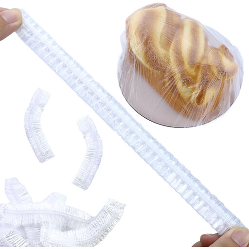 110pcs - Fresh Food Bag - Elastic Band - Disposable Cling Film Covers