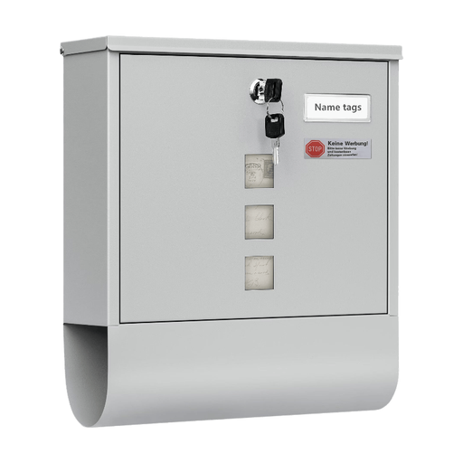 WOLTU Mailbox with Separate Newspaper Compartment