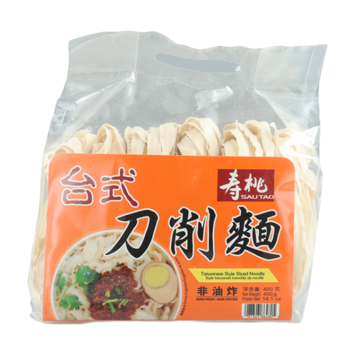 Sautao Taiwanese Knife-shaved Noodles 400g