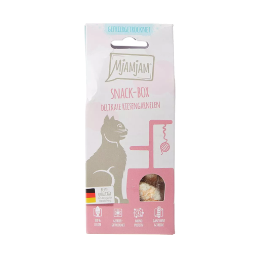 MjAMjAM Snack Box for Cats Delicious King Prawns