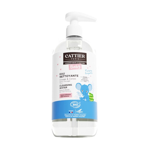 Cattier Baby Organic Cleansing Water 500ml