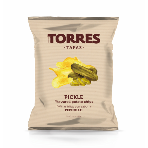 Chips TORRES Tapas Pickles, sachet de 125 g