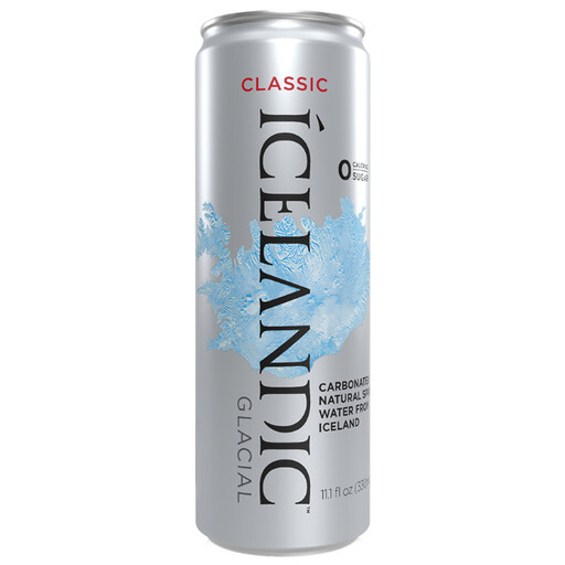 Icelandic Glacial Classic Sparkling Mineral Water 330ml can