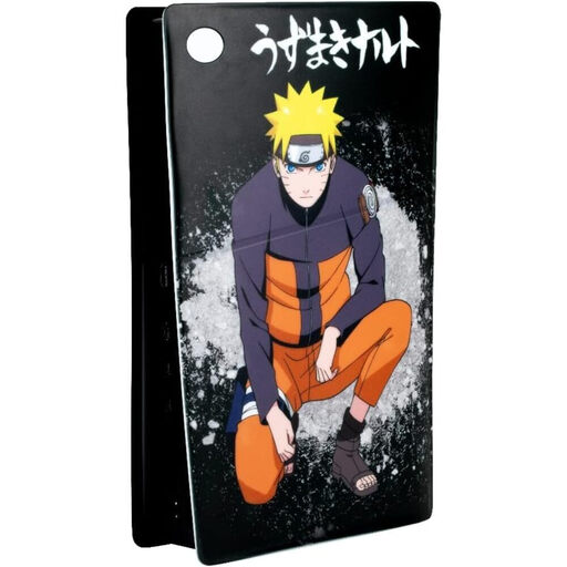KONIX Naruto Shippuden PS5 Slim Console Protective Case - Silicone - Shock-resistant - Scratch-resistant - Naruto Design - Black