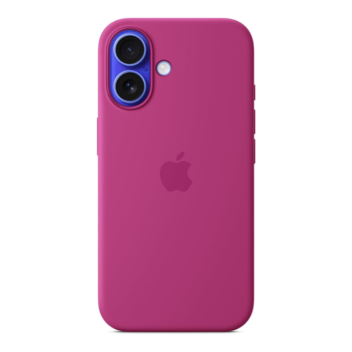 Apple MagSafe silicone case for iPhone 16 fuchsia
