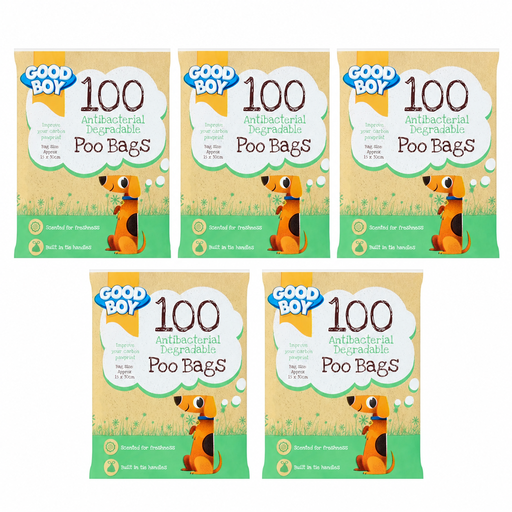 Good Boy 500 Antibacterial Degradable Poo Bags