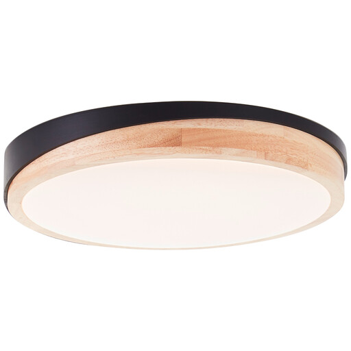 Brilliant LED Ceiling Light, ?35cm, 24W, Wood, Dimmable