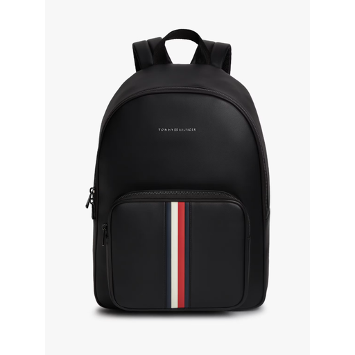 Tommy Hilfiger Accessories Signature Tape Logo Dome Backpack - Black