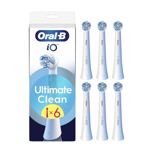 Oral-B iO Ultimate Clean replacement brush heads, white