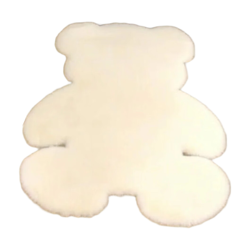 Rabbit-like bear mat,beige, 70x90cm