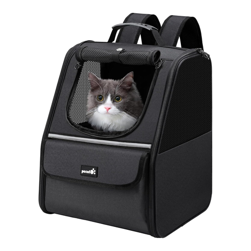 pecute Trapezoidal Frame Pet Backpack - Grey