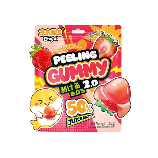 ENNJOI Peeling Gummy 2.0 Strawberry Flavour 62g