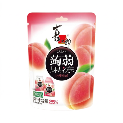 【Cool】Strong Konjac Jelly (Peach) 120g