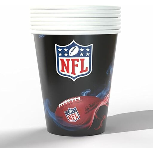 Party Factory NFL paper cups, 250 millilitres