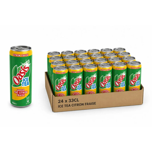 Oasis 柠檬草莓味冰红茶 24*330 毫升组合装