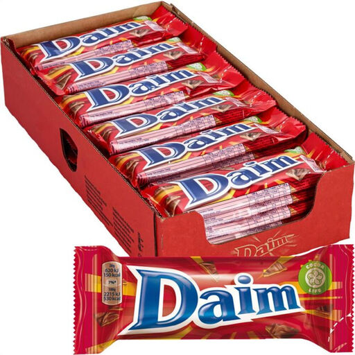 Daim Crunchy Caramel Milk Chocolate Bars 36x28g