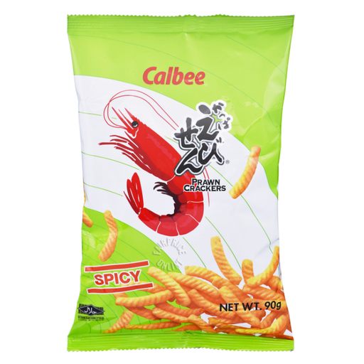 Calbee Prawn Crackers Spicy 90g
