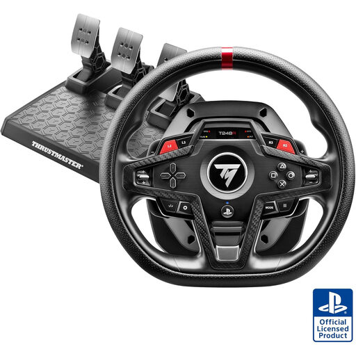 Thrustmaster T248 Force Feedback Racing Wheel & Magnetic Pedal Set - PS5, PS4, PC