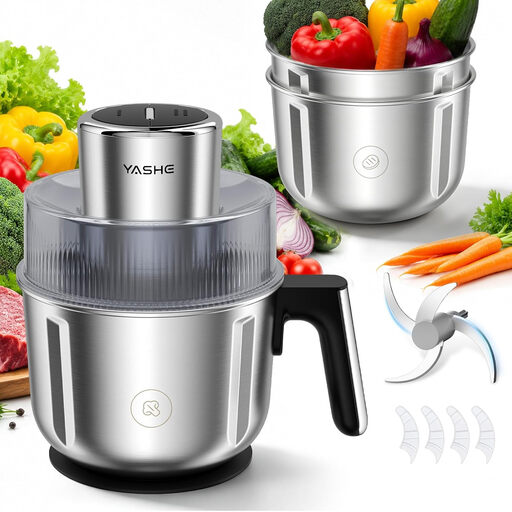 YASHE 25JM08-Q, electric chopper with 3 bowls