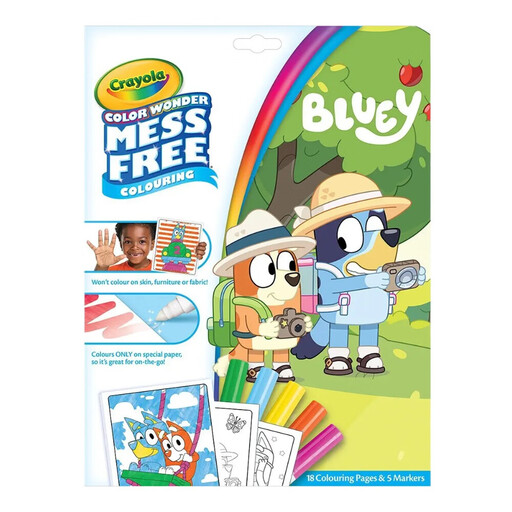 Crayola Bluey Family Trip Colour Wonder