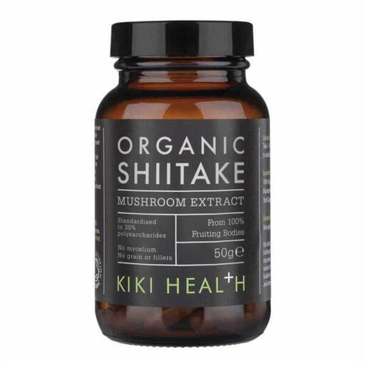 KIKI Health Shiitake Mushroom Extract Daily Wellness Support Powder