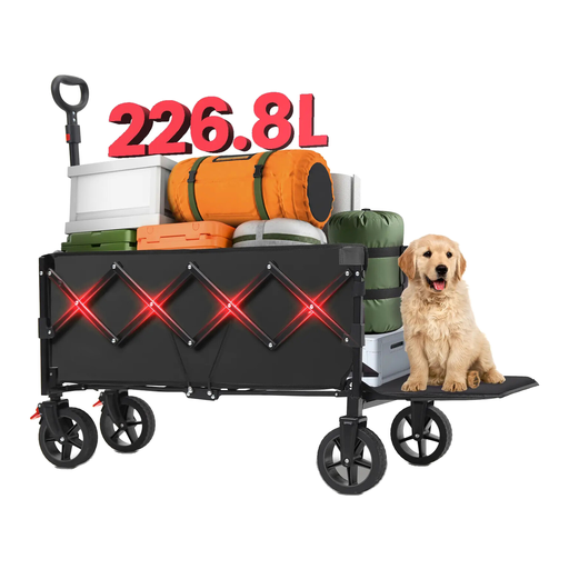 Collapsible Wagon with 130L Capacity and 150kg Load Capacity