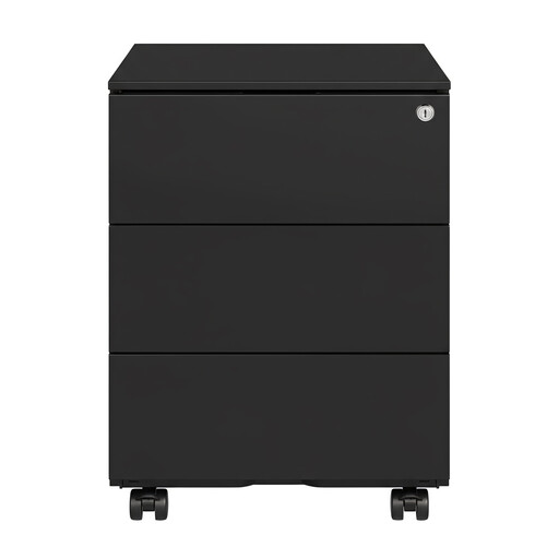 Ochama x SONGMICS Mobile Desk Pedestal, Black